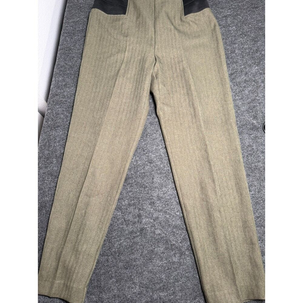 Womans Excellent Condition Taylor Brooke Pullon Dress Pants Green Size 10
